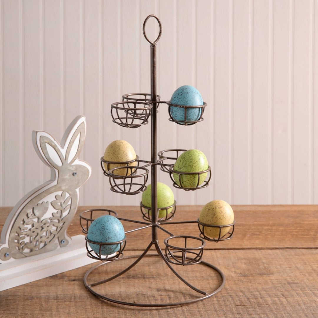 Farmhouse Resin Eggs Set – Assorted Colors (Pack of 6)