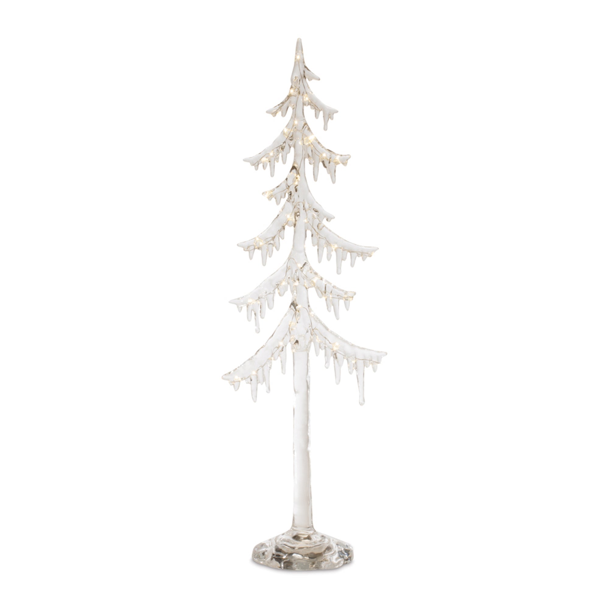 LED Acrylic Dripping Pine Tree 24.5"H