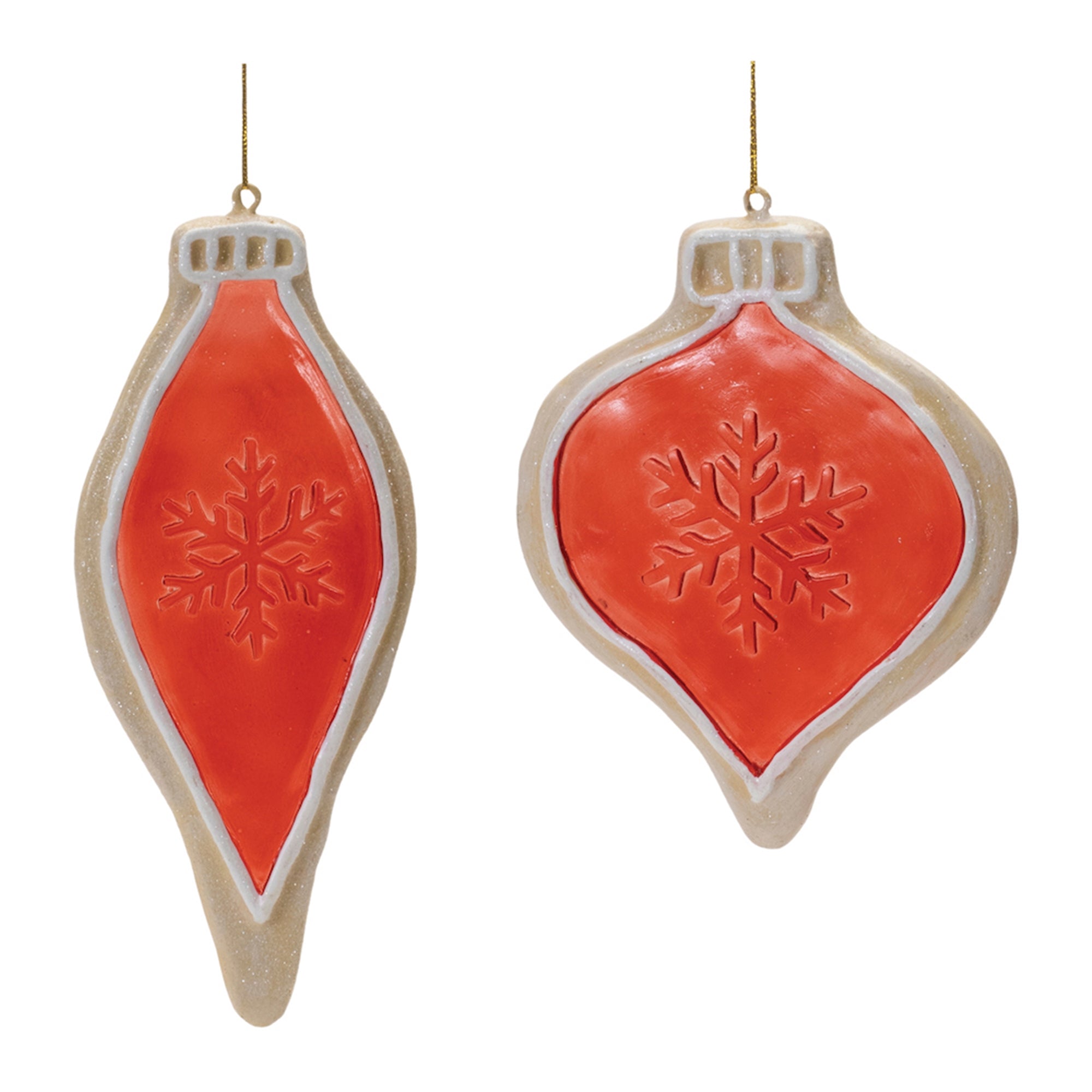 Frosted Cookie Onion Ornament (Set of 6)