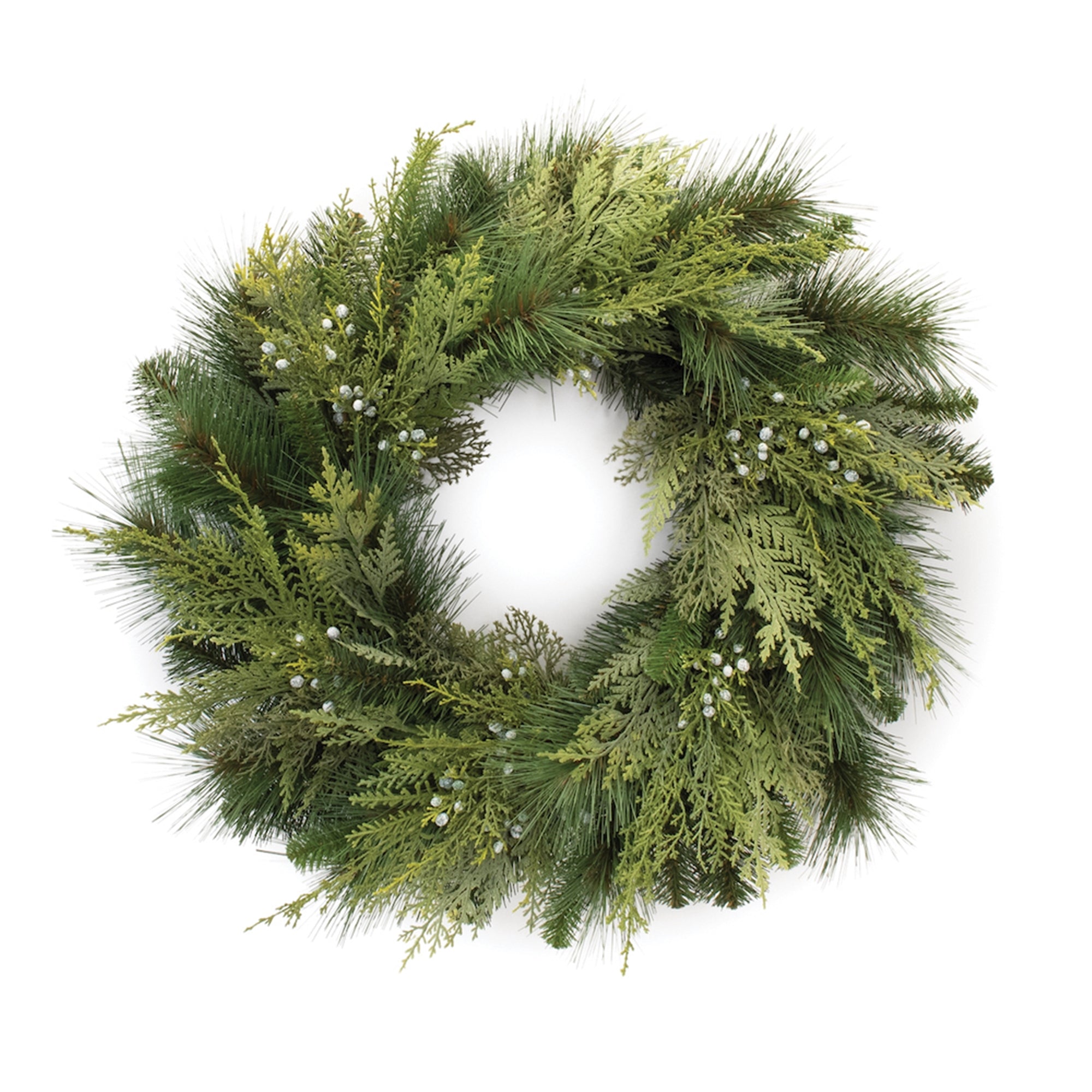 Mixed Pine Juniper Wreath 24.5"D
