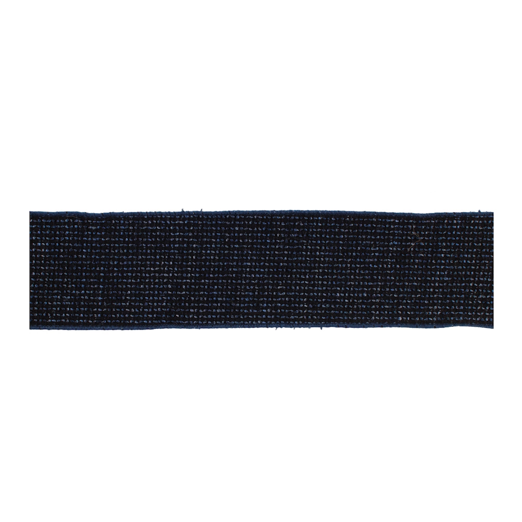 Navy Blue Woven Wired Ribbon (Set of 2)