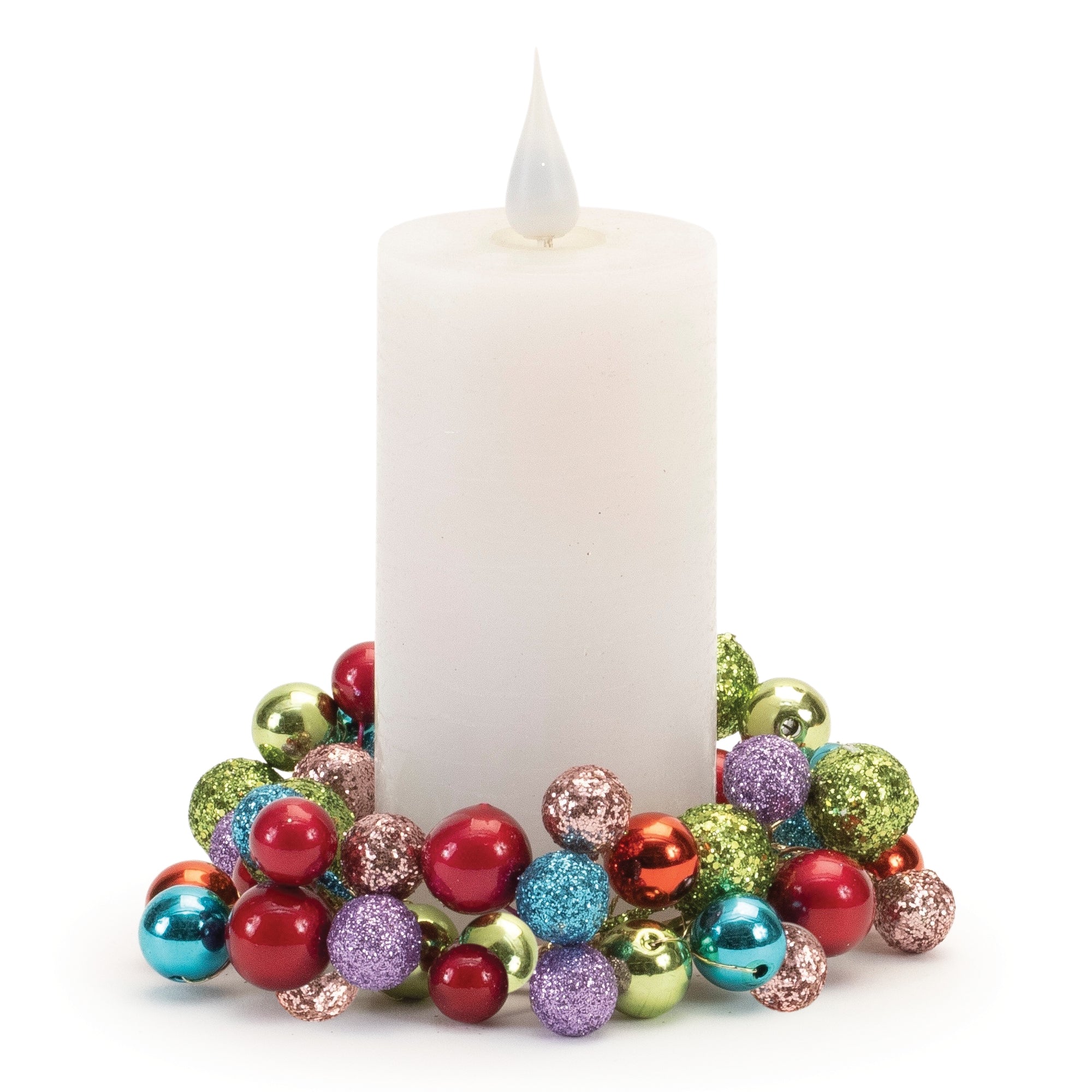 Mini Ornament Cluster Candle Ring (Set of 3)