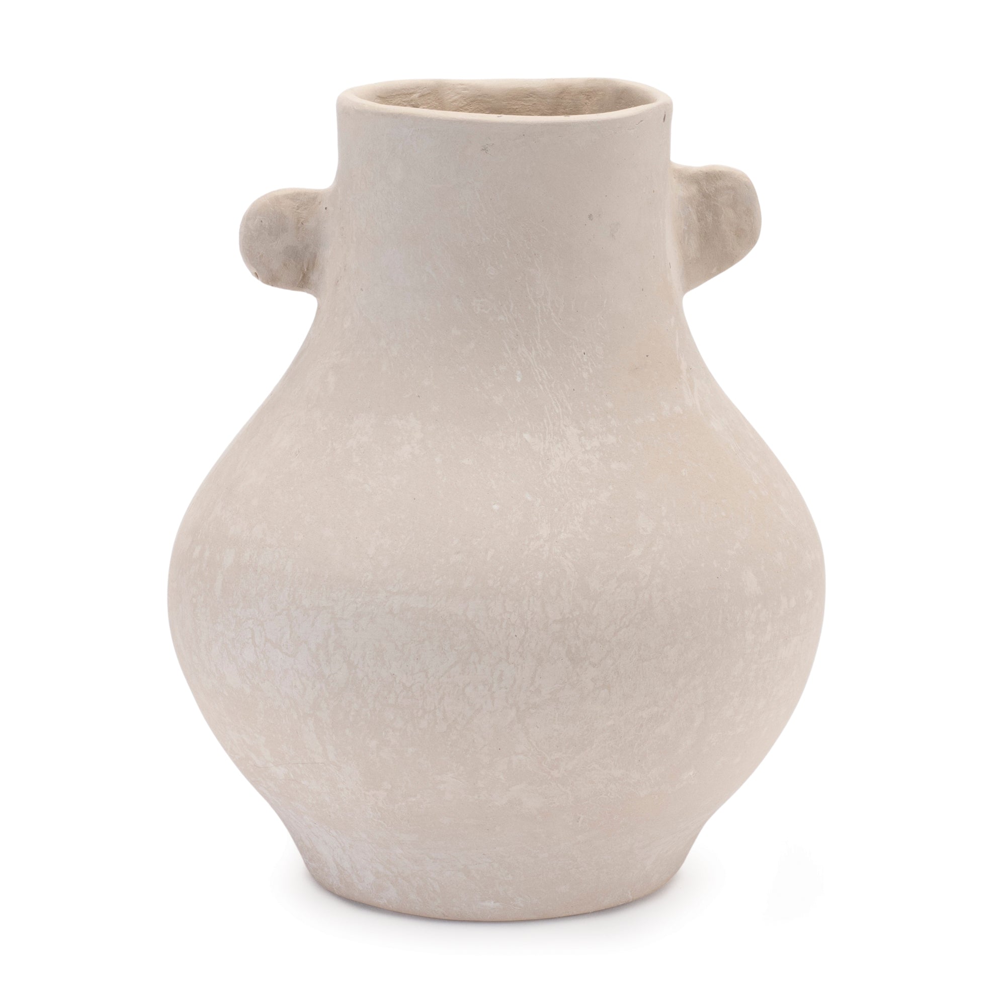 Recycled Paper Chalk Vase 9.75"H