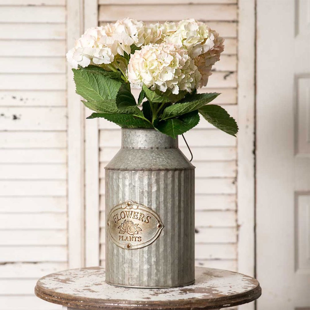 Flowers and Plant Vintage Milk Can